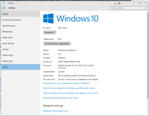 Windows 10 SYSTEM